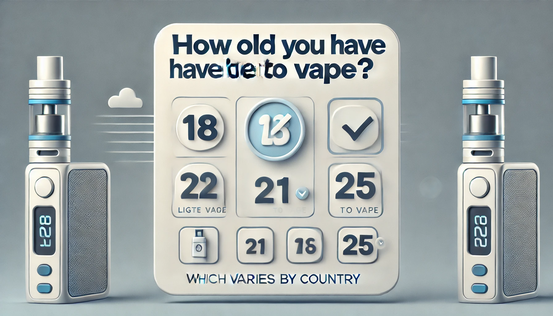 How Old Do You Have to Be to Vape