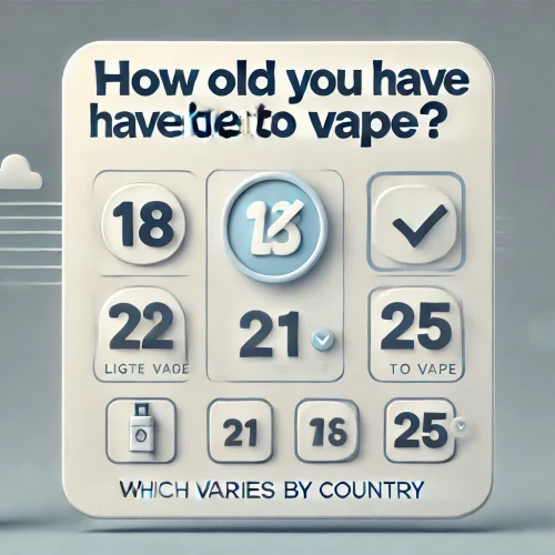 How Old Do You Have to Be to Vape?